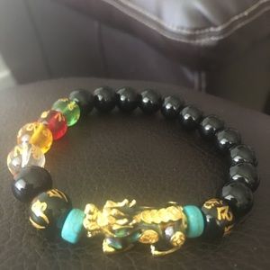 Need some Luck?  Made with❤️! Feng Shui Wealth Bracelet